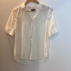 Jcrew blouse xs cream white